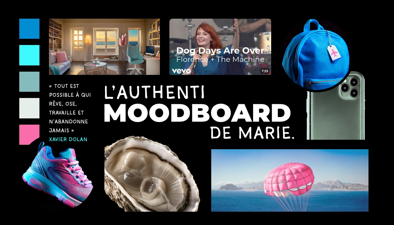 moodboard marie authentique recruteuse